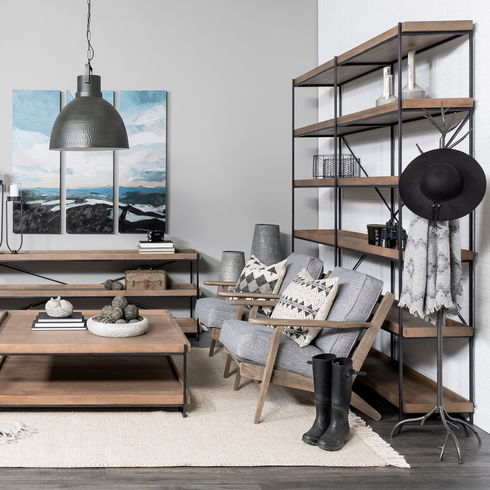 Idris Set of 2 Black Metal Geometric Mesh Bowls