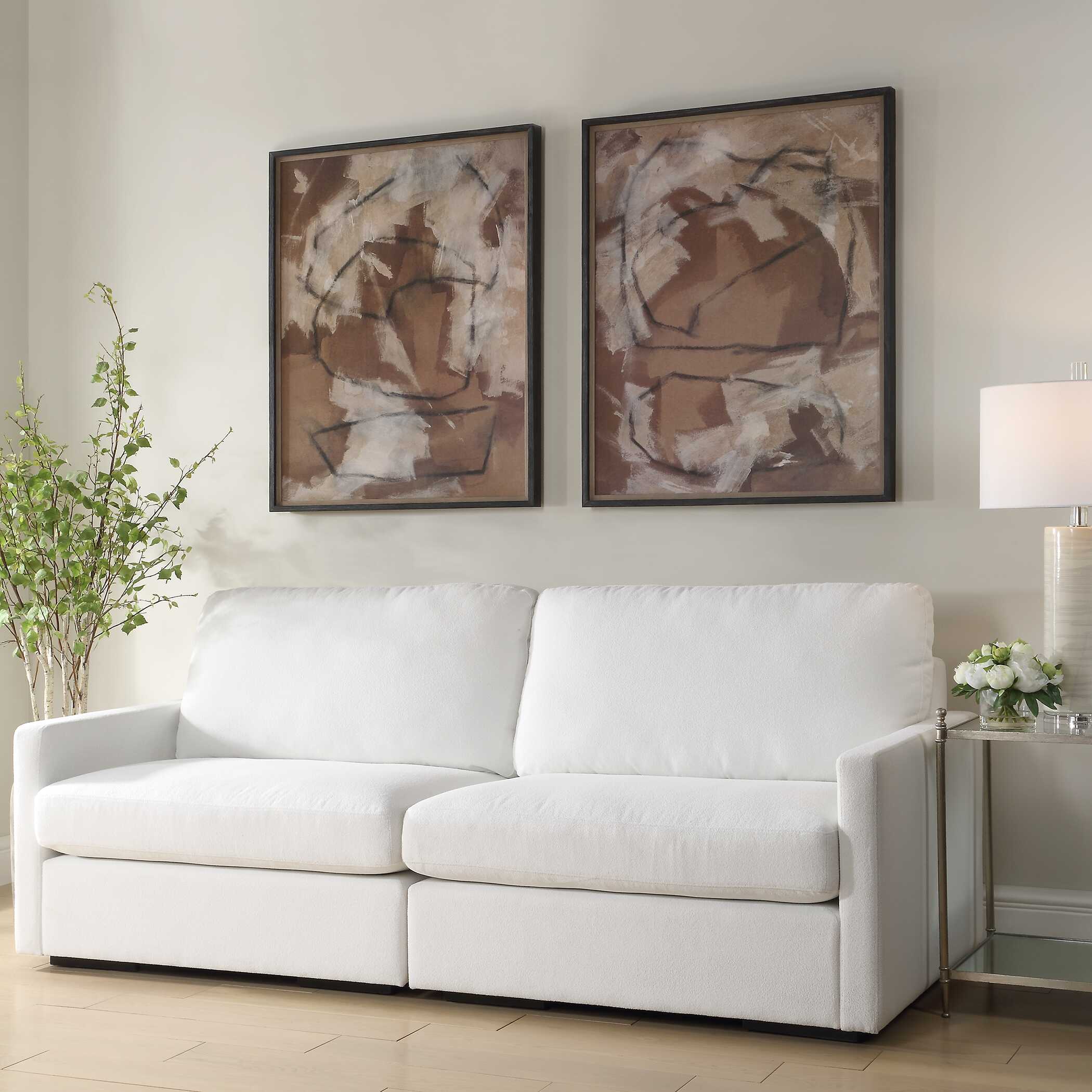 Rush & Dash Framed Prints Set/2, Painting by Uttermost, 34.12" width x 42.12" height x 2" depth View 4