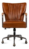 Parker Office Chair  Vintage Havana Lthr, by Sarreid, 2'4" length x 2'1" width x 3'2" height thumbnail 2