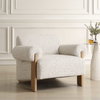 Juncture Upholstered Accent Chair, by Uttermost, 38.25" width x 28.5" height x 34.5" depth thumbnail 4