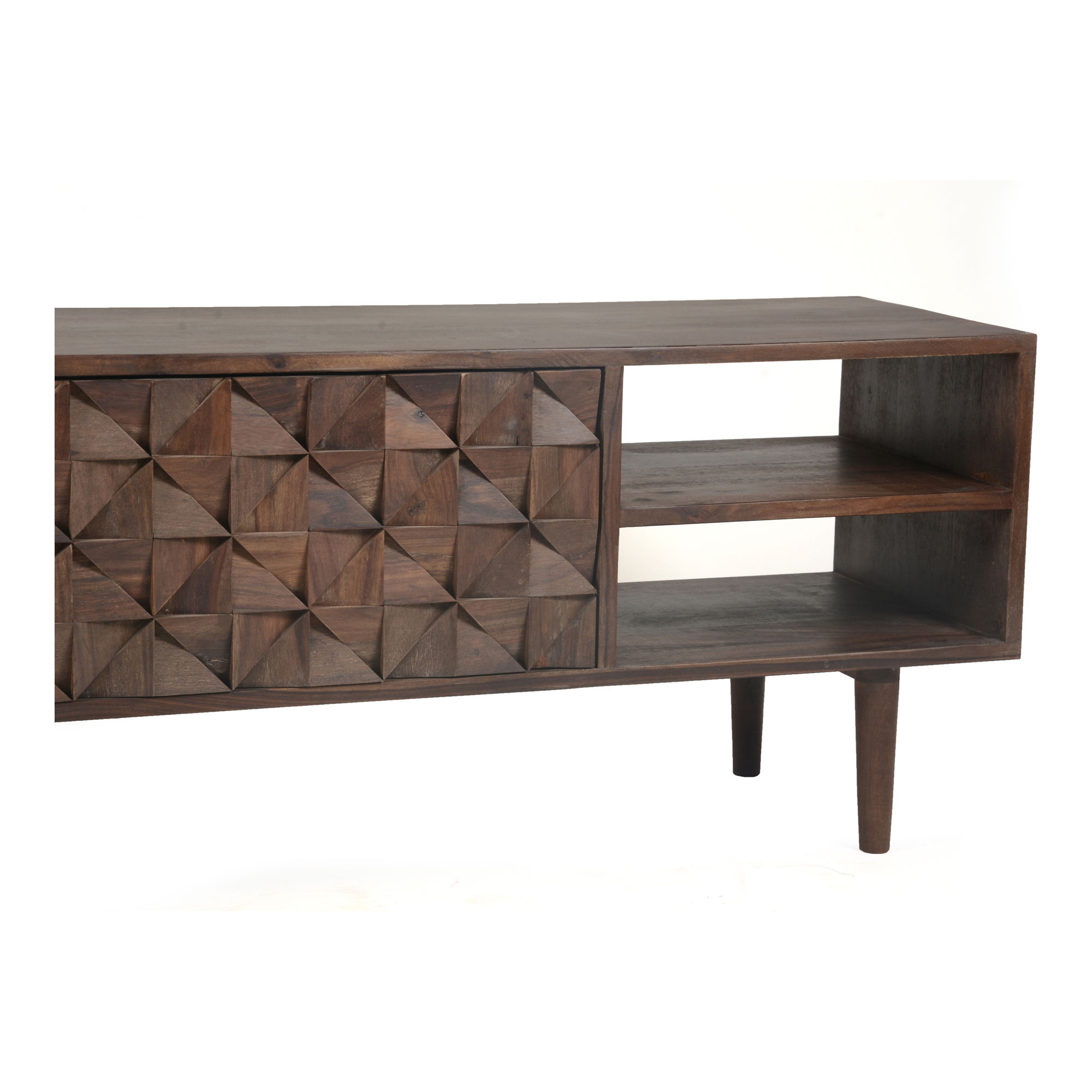 Pablo Entertainment Unit Dark Brown large image 