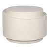 Cosmo Outdoor Accent Table Off White, Side & End Table by Moe's Home, 25" width x 17.5" height x 25" depth thumbnail 1