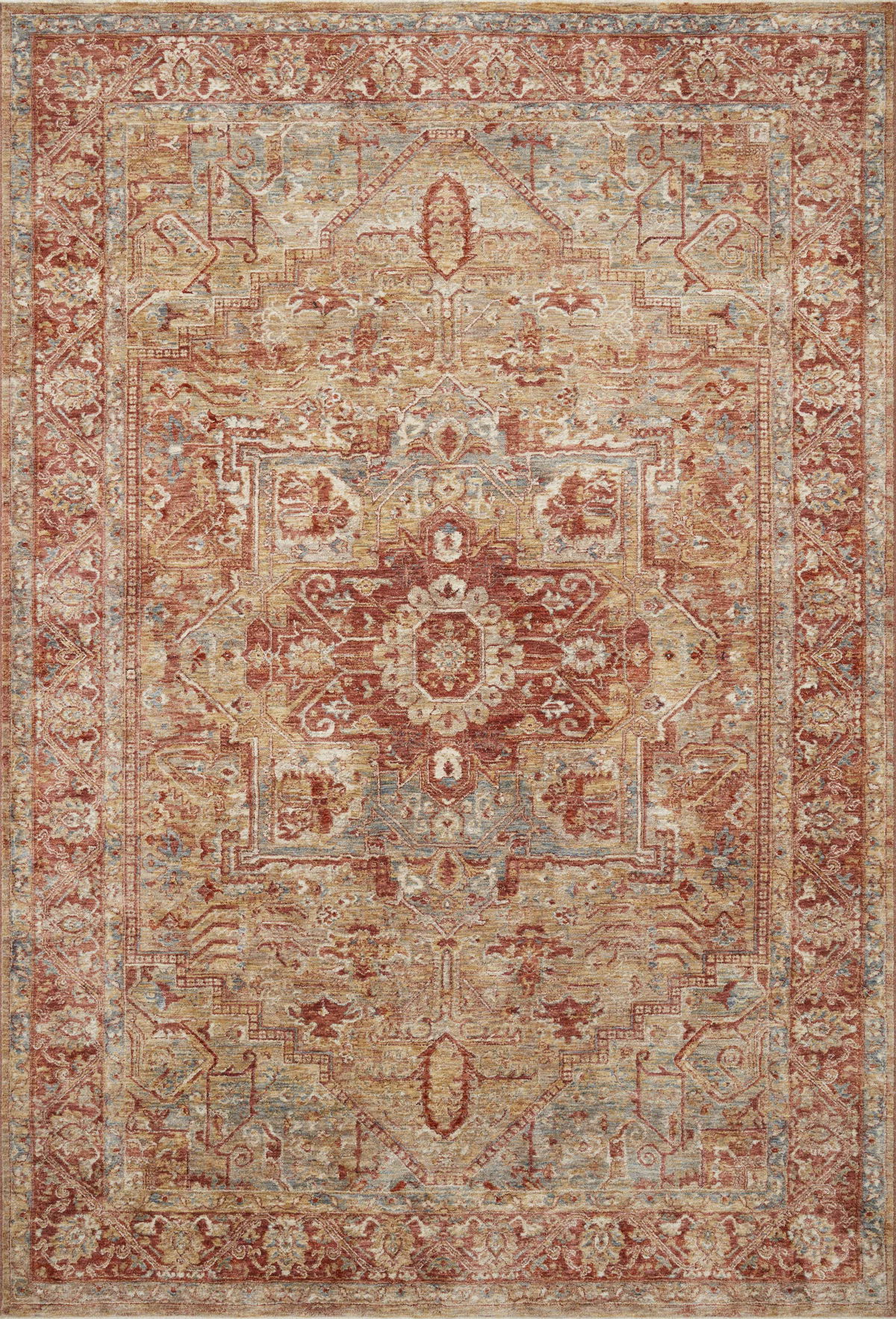 Loloi Gaia Rug, 4' length x 5'7" width View 1
