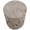 Briar Round Side Table Bleached, Side & End Table by Dovetail, 17" width x 19.56" height x 17" depth thumbnail 2