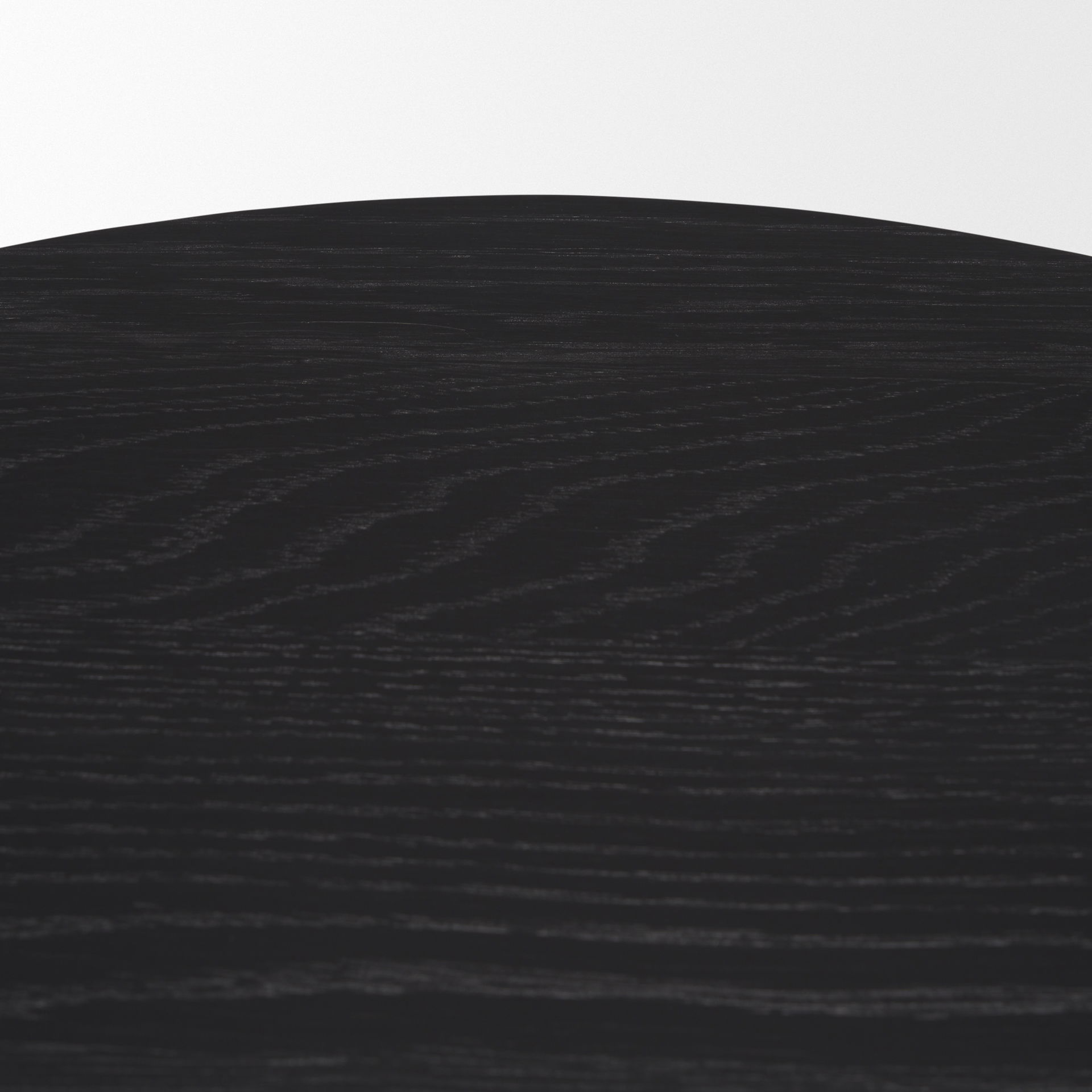 Tucson Natural Wood with Round Black Oak Top Side Table large image 