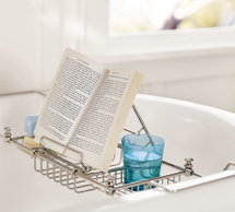 Online Designer Bathroom Mercer Bathtub Caddy, Polished Nickel