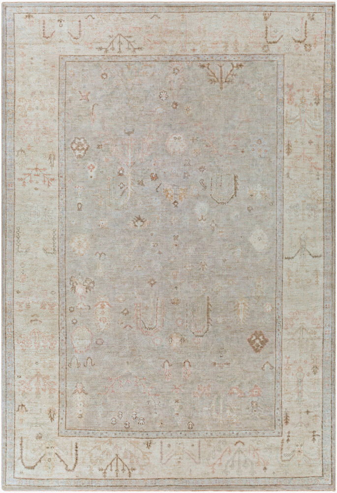 Normandy Handmade Rug, by Surya, 9' length x 6' width