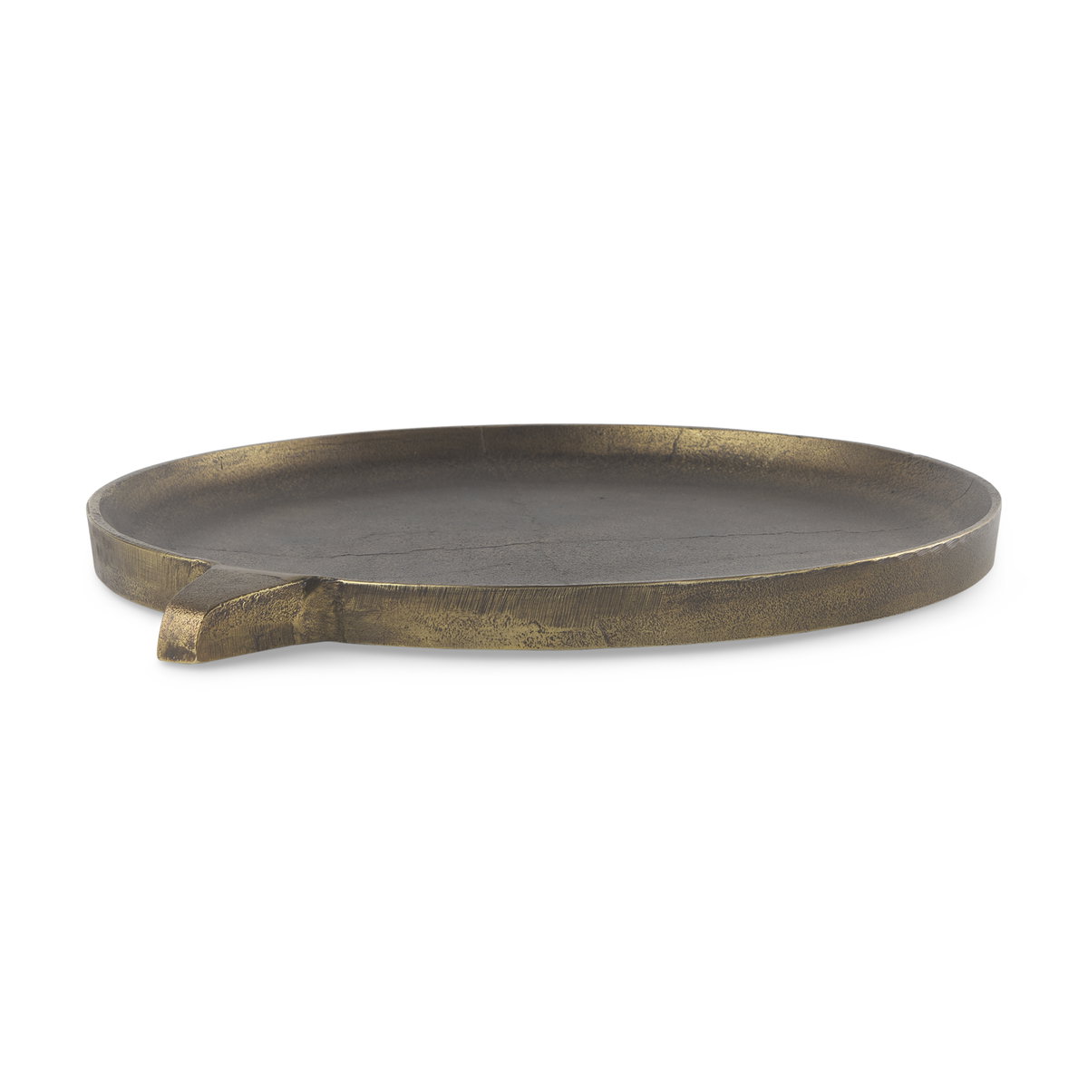 Marlowe Aluminium Tray - Large, Decorative Tray by Mercana, 17" length x 15" width x 1" height View 1
