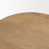 Shima Oval Light Brown Wood with Arched Legs Coffee Table thumbnail 7