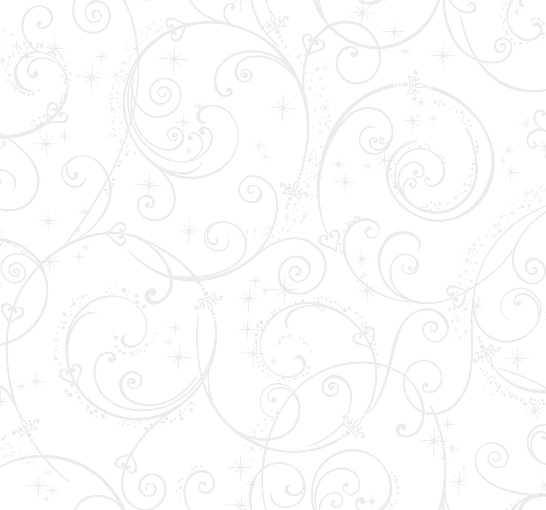 Disney Princess Perfect Scroll White Glitter Wallpaper, by York Wall, 27' length x 2'3" width x 0.02" depth View 1