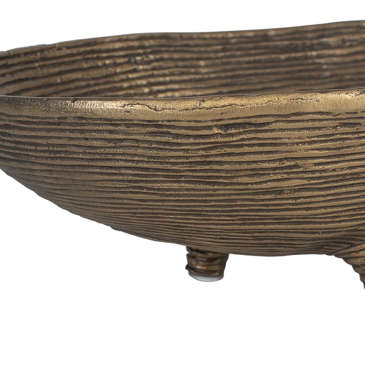 Stratum Oval Brass Bowls Set/2, Decorative Tray by Uttermost, 33.75" width x 4" height x 9.75" depth View 8