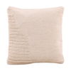 Zephyrine Pillow Ivory, Decorative Pillow by Dovetail, 20" width x 20" height x 6" depth thumbnail 1