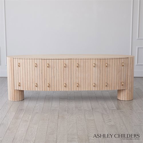 Luna Media Console, Furniture by Global Views, 84" width x 29" height View 4