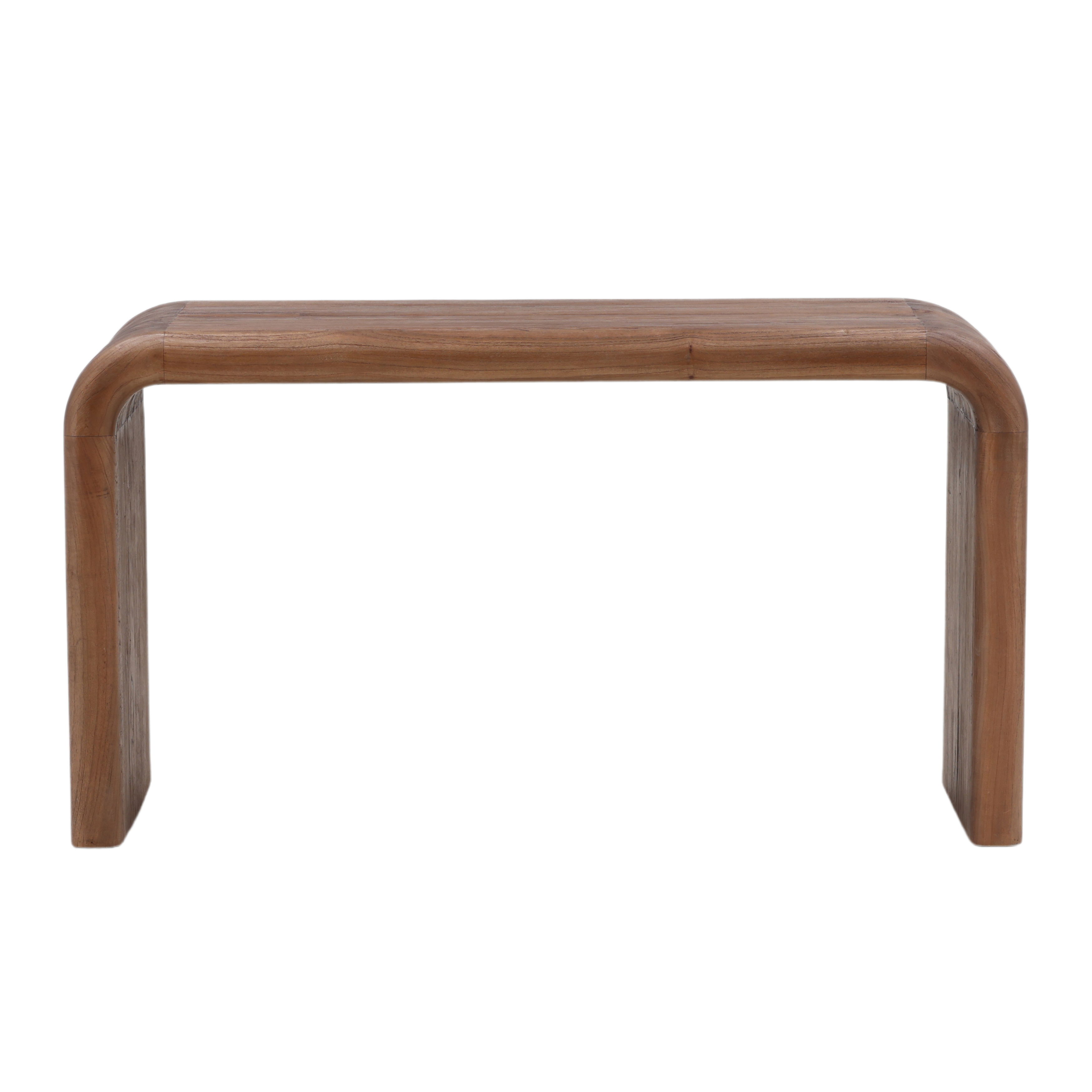 Wynne Desk Brown, by Dovetail, 55" width x 30.31" height x 22" depth View 2