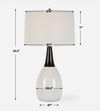 Fralin White Table Lamp, by Uttermost, 17" width x 30.5" height x 17" depth thumbnail 3