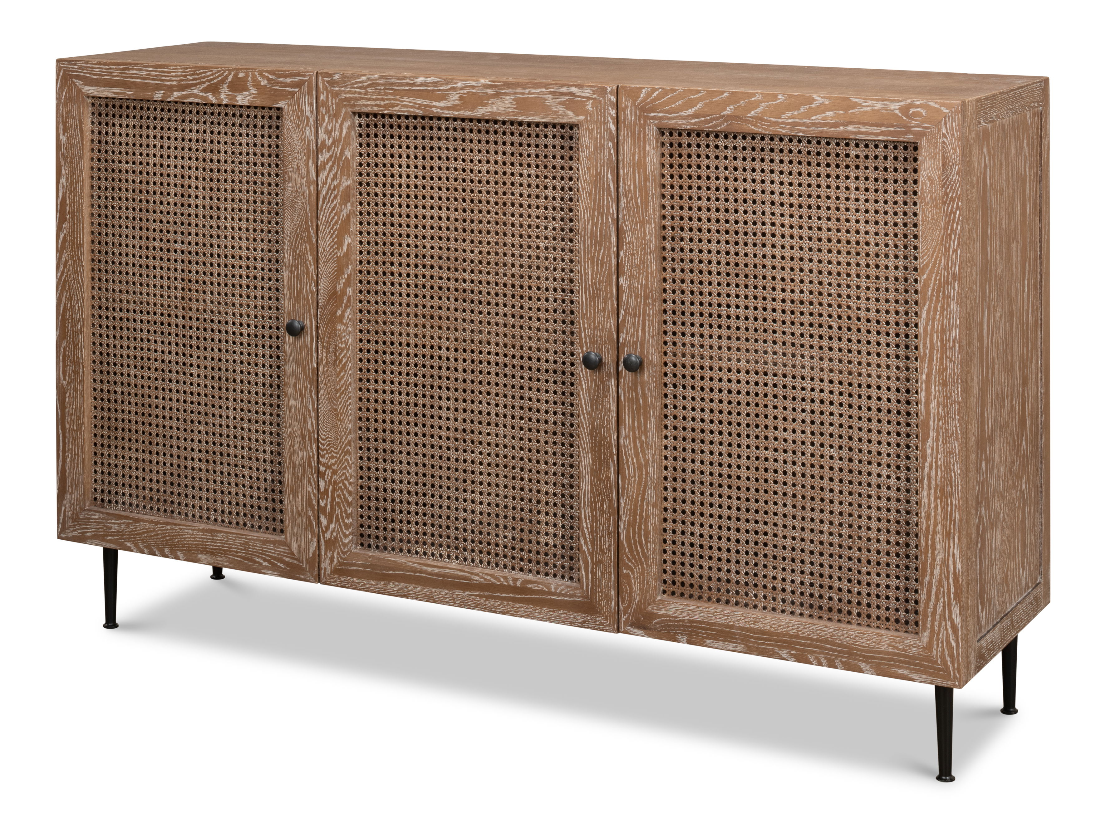 Anton Sideboard, Cabinets & Sideboard by Sarreid, 55" length x 16" width x 34" height View 1