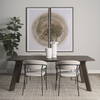 Welborn 72'L x 40'W Rectangular Dining Table | Modern | Dark Brown Wood | Seats 6, by Mercana, 72" length x 40" width x 30" height thumbnail 6