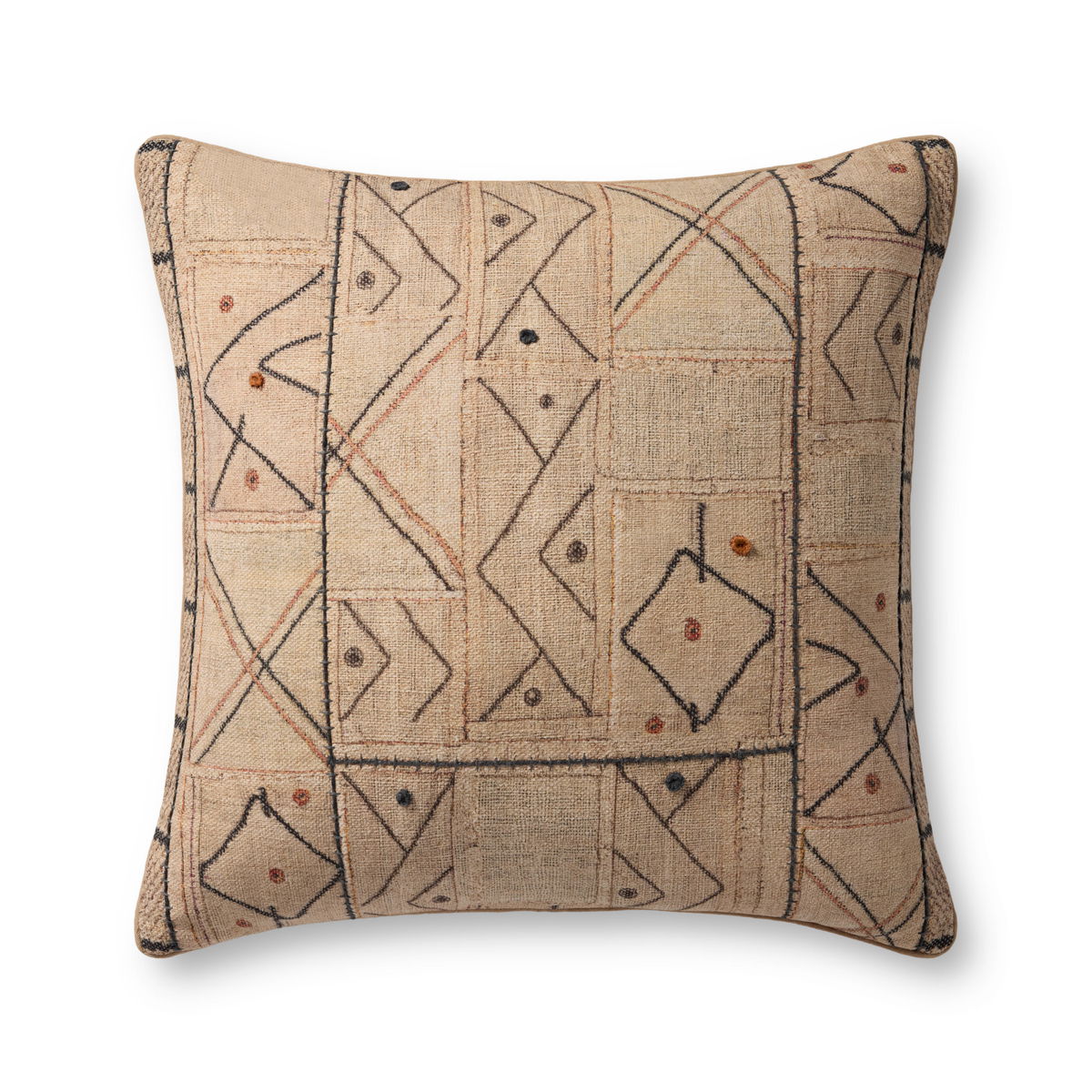 Loloi Multi Pillow, Decorative Pillow, 22" length x 22" width View 1