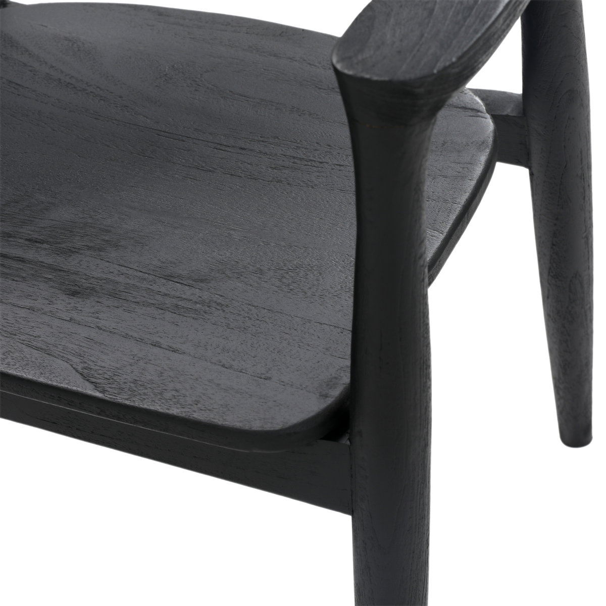Stafford Dining Chair Black, by Dovetail, 22.83" width x 31.25" height x 22" depth View 5