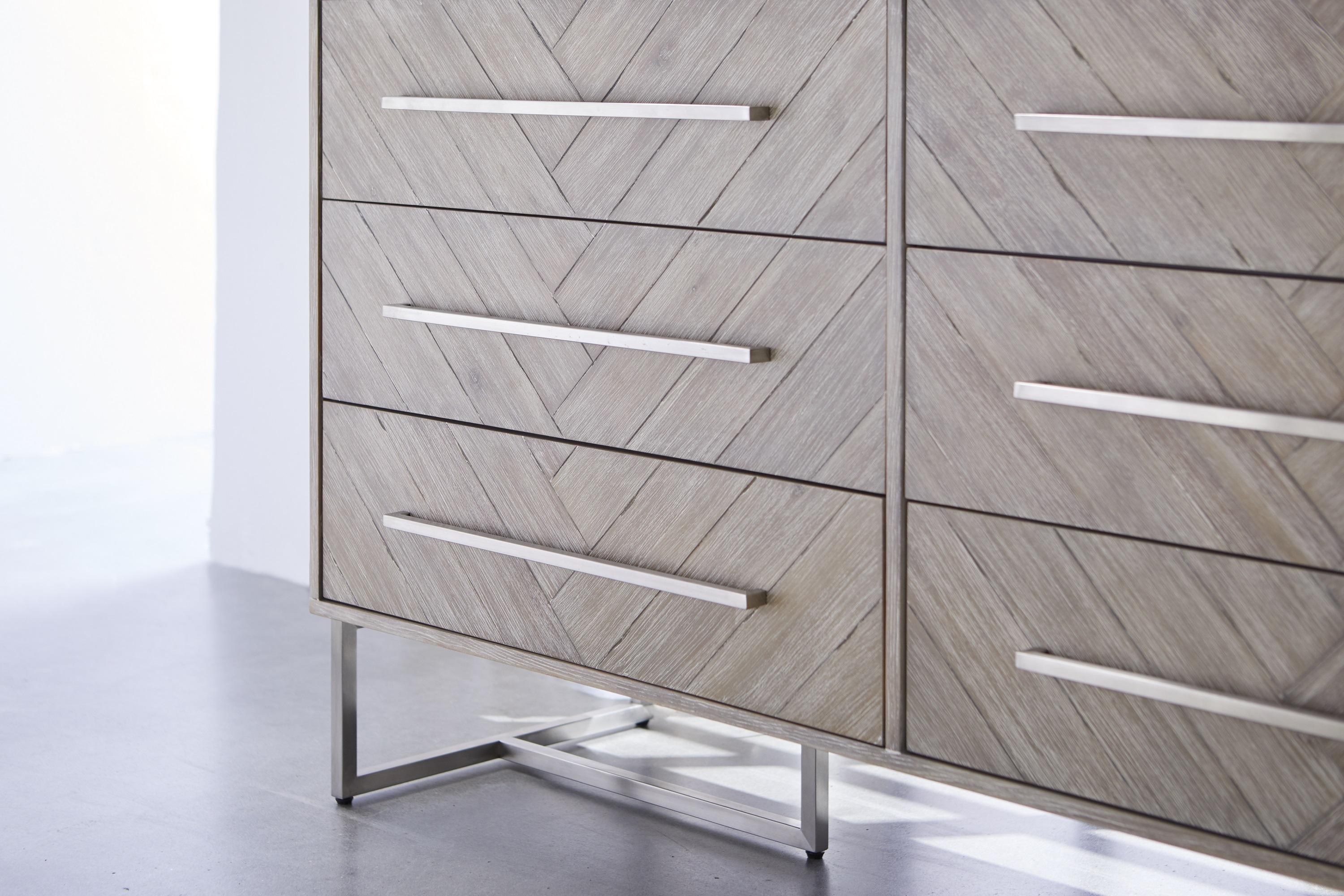 Mosaic 6-Drawer Double Dresser, by Essentials for Living, 62" width x 34" height x 20" depth View 4