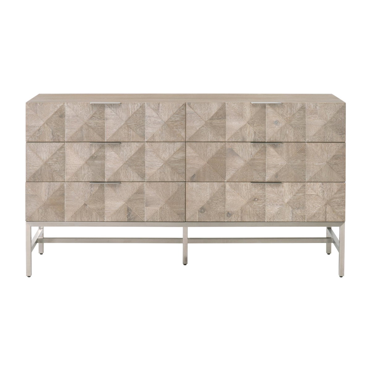 Atlas 6-Drawer Double Dresser, by Essentials for Living, 63" width x 35.5" height x 19" depth View 1