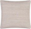 Chunky Grid Accent Pillow Down, Decorative Pillow by Surya, 20" length x 20" width thumbnail