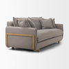 Roy I 84' Flint Gray Upholstered Three Seater Sofa, Sofas & Sectional by Mercana, 83.86" length x 40.94" width x 32.87" height thumbnail 8