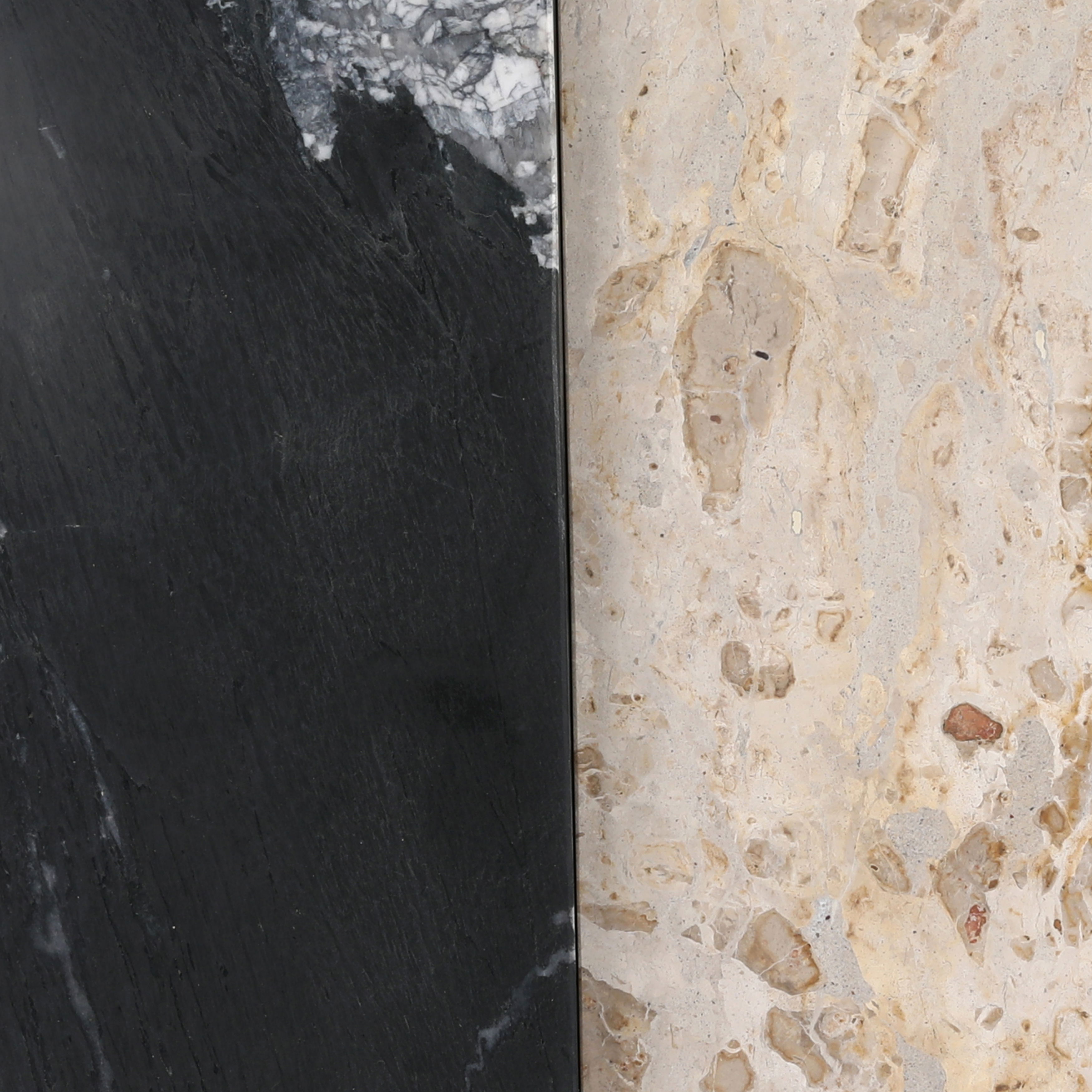 Harrington Coffee Table Set of 2 Black Cream, by Dovetail, 39" width x 16" height x 19.5" depth View 5