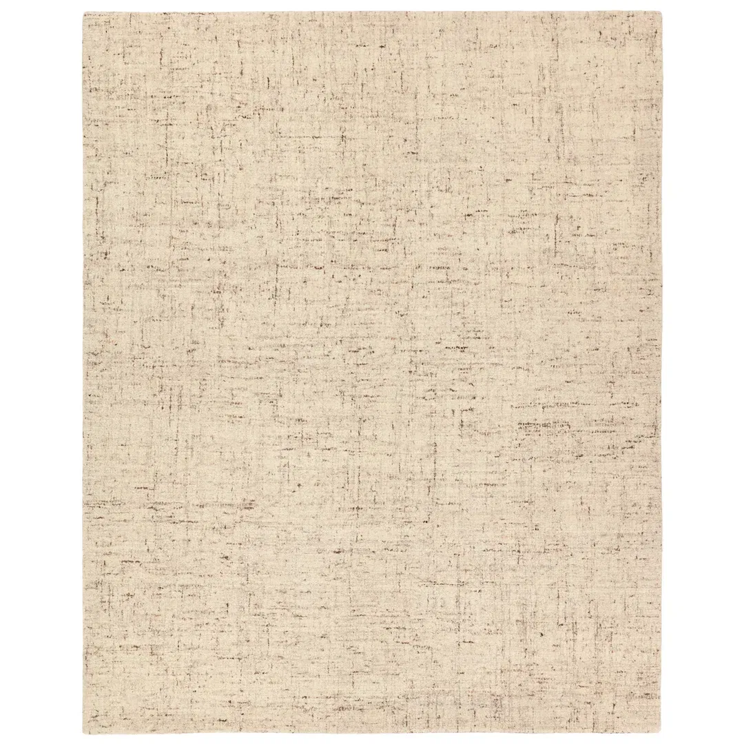 Jaipur Living Macklin Handmade Solid Cream/Brown Area Rug large image 