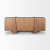 Eula Medium Brown Wood 4-Door Sideboard thumbnail 3