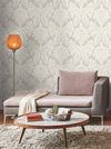 Tapestry Damask Off White Wallpaper thumbnail 1