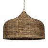 Tauranga Seagrass 5 Light Pendant, Ceiling Light by Uttermost, 30" width x 23" height x 30" diameter x 30" depth thumbnail 3