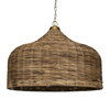 Tauranga Seagrass 5 Light Pendant, Mini Light Pendant by Uttermost, 30" width x 23" height x 30" diameter x 30" depth thumbnail 3