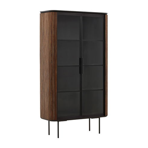Dabney Glass Cabinet Natural