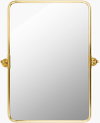 Burnish Accent Mirror, by Surya, 25" width x 30" height thumbnail