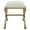 Socialite White Small Bench 4 Socialite White Small Bench thumbnail 4