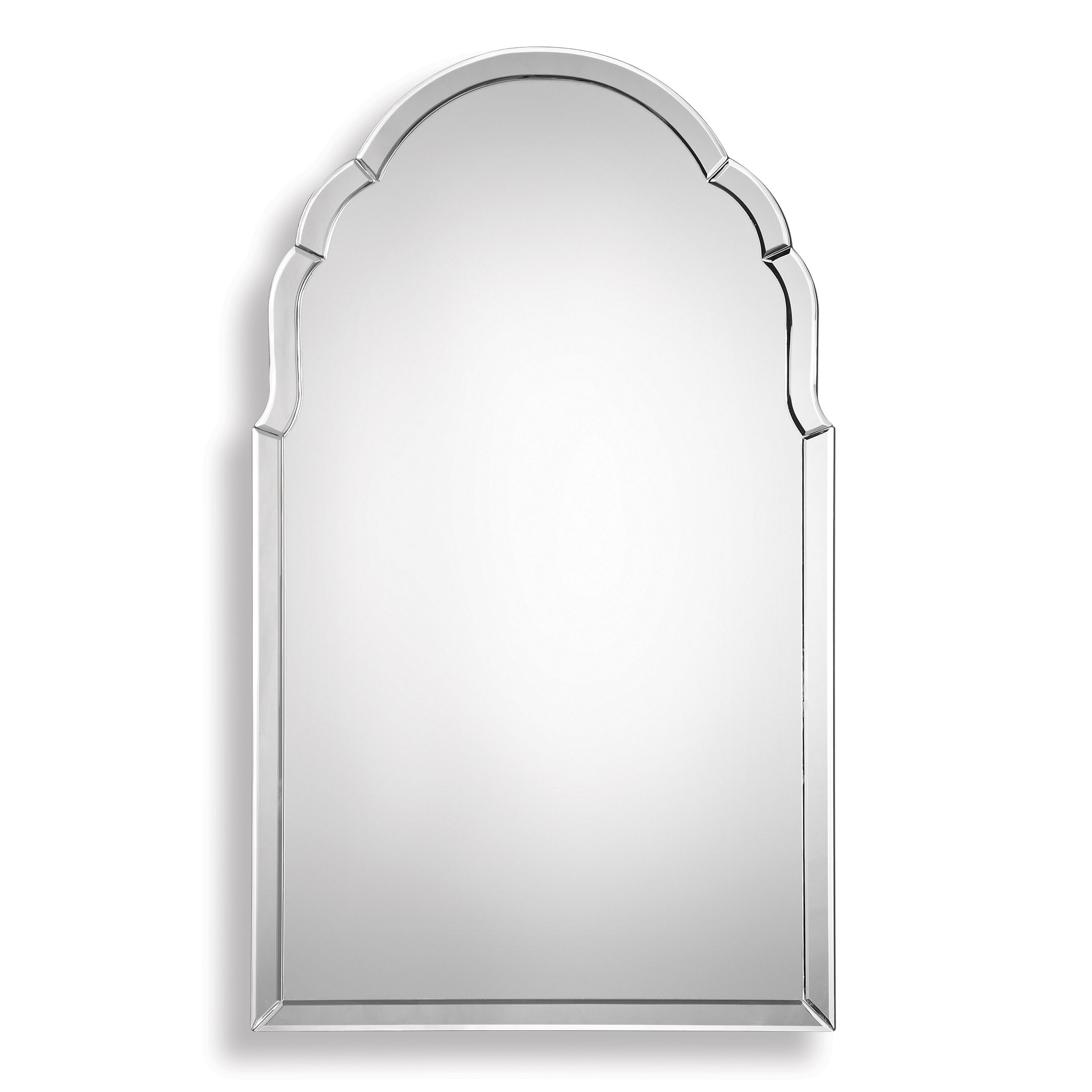 Brayden Frameless Arched Mirror large image 