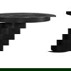 Cassius Round Outdoor Dining Table Black, Outdoor Table by Moe's Home, 3'11" width x 2'6.5" height x 3'11" depth thumbnail 1