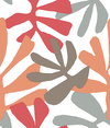 Kinetic Tropical Coral & Beige Peel & Stick Wallpaper, by York Wall, 20' length x 1'8.5" width x 0.02" depth thumbnail