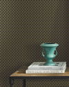 Petal Black Wallpaper, by York Wall, 27' length x 2'3" width x 0.02" depth thumbnail 2