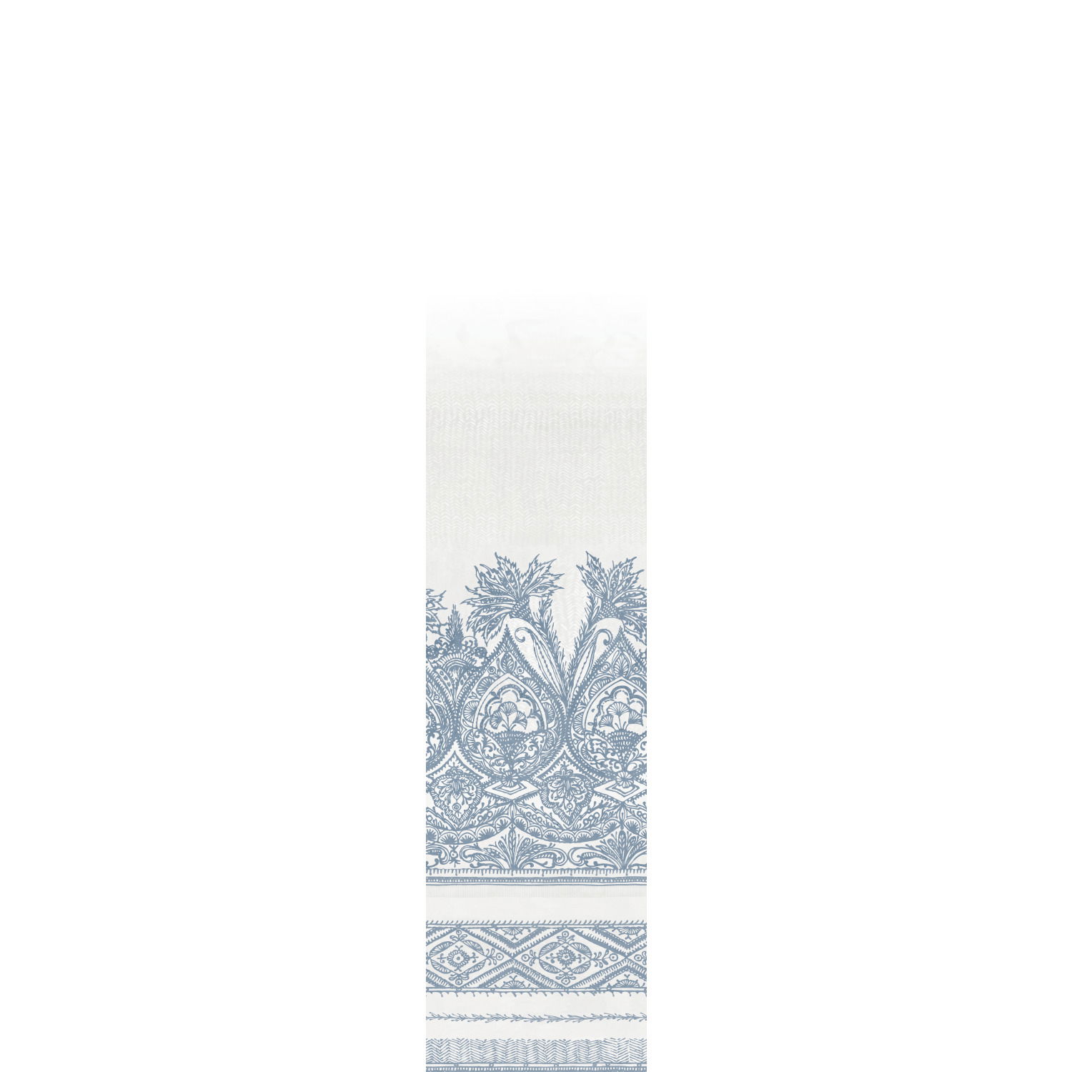 Henna Blue Wall Mural large image 