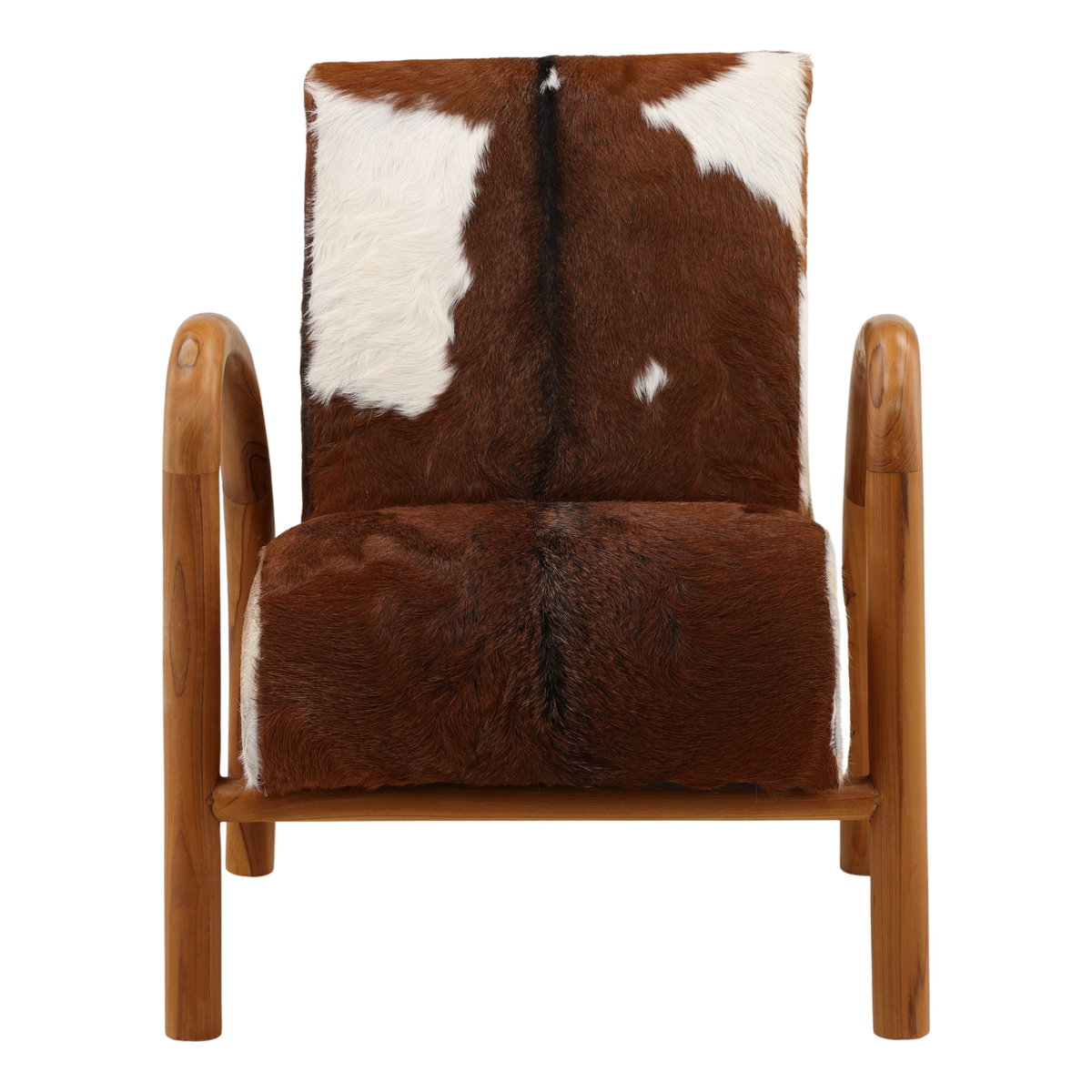 Charlton Occasional Chair Brown, Accent Chair by Dovetail, 25.6" width x 32" height x 31.5" depth View 2