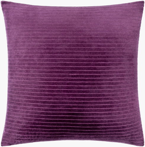Cotton Velvet Stripes Accent Pillow