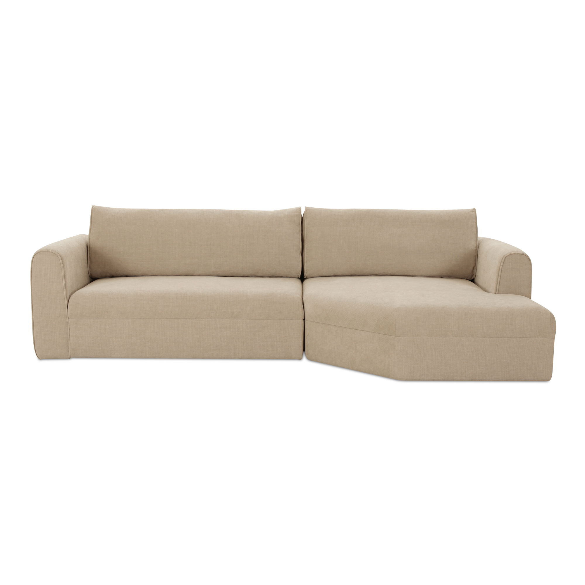 Madrid Right Sectional Cool Beige Madrid Right Sectional Cool Beige large image