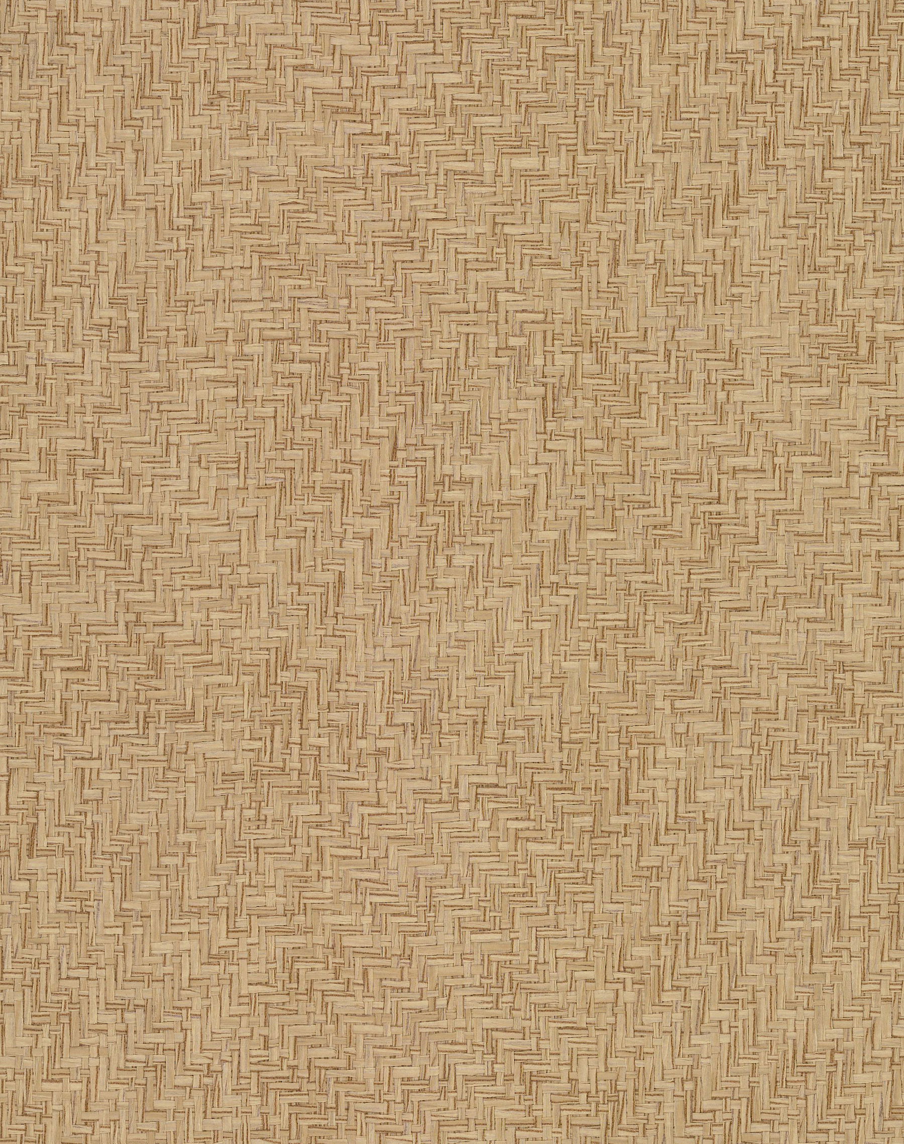Interlocking Weave Sisal Grasscloth Brown Wallpaper, by York Wall, 24' length x 3' width x 0.02" depth View 1