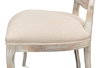 Oval Cane Back S/Chair  Grey Oak  Flax, by Sarreid, 2' length x 1'9" width x 3'5" height thumbnail 6