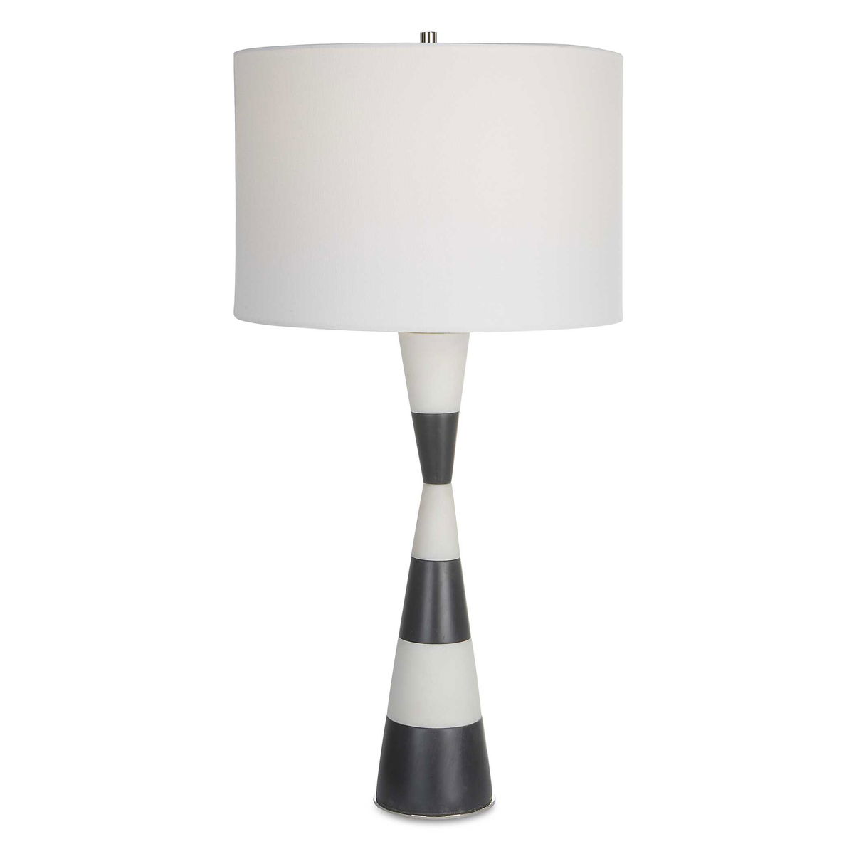 Bandeau Banded Stone Table Lamp, by Uttermost, 14" width x 29.5" height x 14" depth View 1