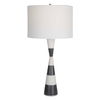 Bandeau Banded Stone Table Lamp, by Uttermost, 14" width x 29.5" height x 14" depth thumbnail 1