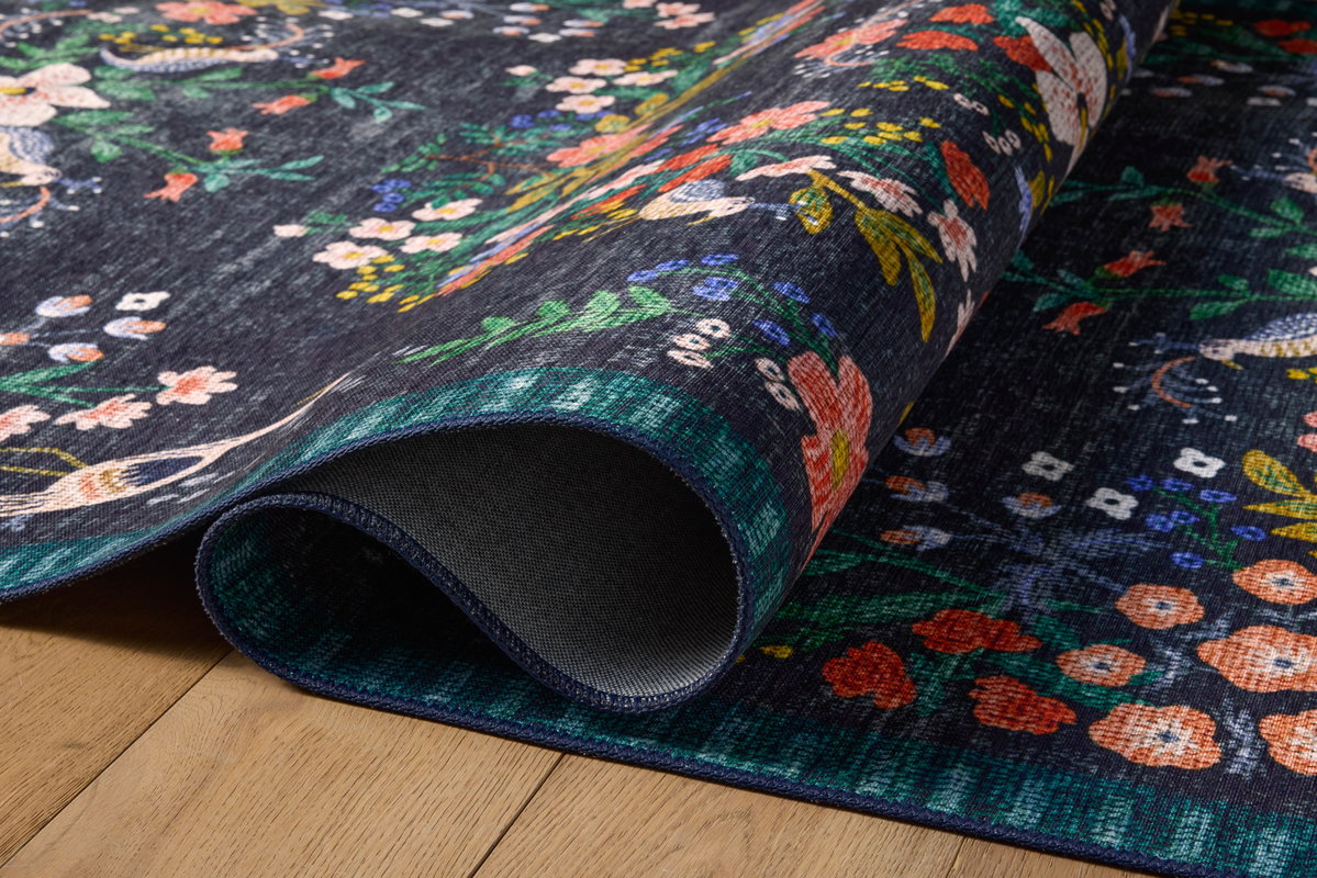Rifle Paper Co. x Loloi Palais Rug, 3'9" length x 5'9" width View 6