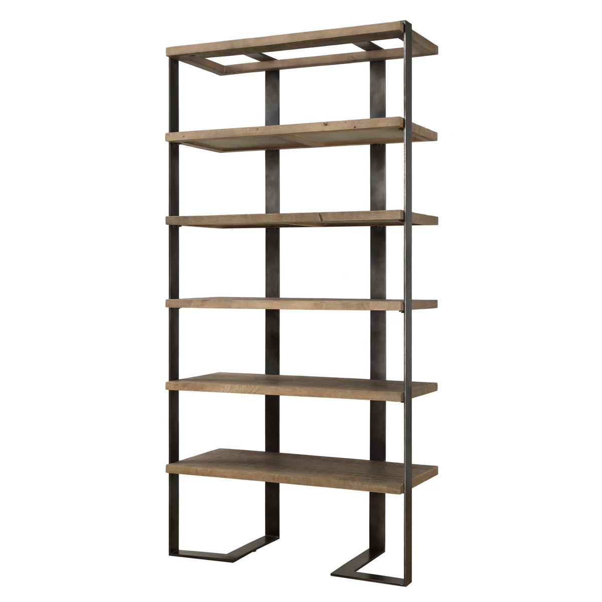 Felix Reclaimed Oak Etagere, by Uttermost, 3'8" width x 7'6" height x 1'8" depth View 5